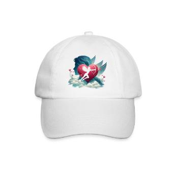 Cupid Archer Heart Artwork - Baseball Cap - white/white - Front