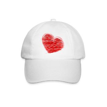 PAAR. ICH HABE GERADE GEHEIRATET. Junggesellinnenabschied. VALENTINSTAG. LIEBE. - Baseballkappe - Weiß/Weiß - Vorne