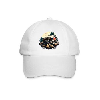 Off Road_01 - Baseball Cap - white/white - Front