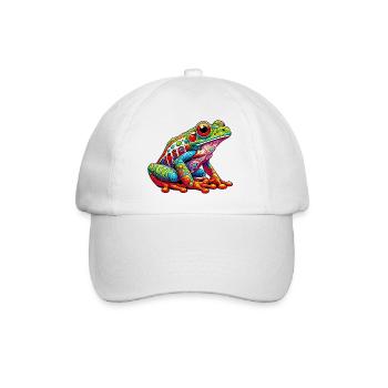 Grenouille - Casquette classique - blanc/blanc - Devant