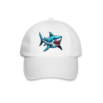 Requin - Casquette classique - blanc/blanc - Devant