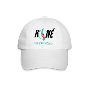 Physiotherapeut - Baseballkappe - Weiß/Weiß - Vorne