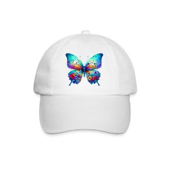 Butterfly - Baseball Cap - white/white - Front