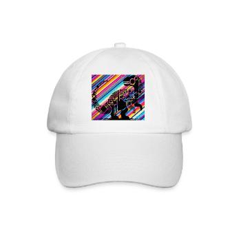 Dino - Casquette classique - blanc/blanc - Devant