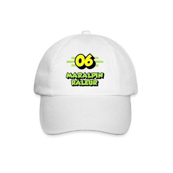 Complaining Maralpin - Baseball Cap - white/white - Front