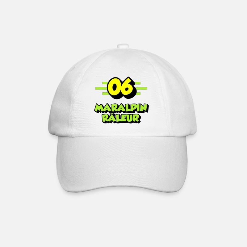 Maralpin râleur - Casquette classique - blanc/blanc