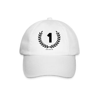 Couronne 1 - Casquette classique - blanc/blanc - Devant