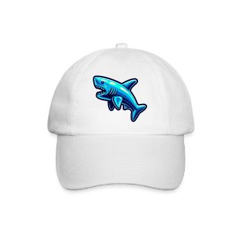 Shark - Baseball Cap - white/white - Front