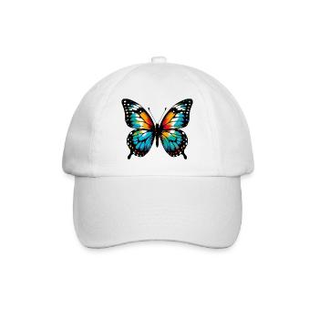 Butterfly - Baseball Cap - white/white - Front