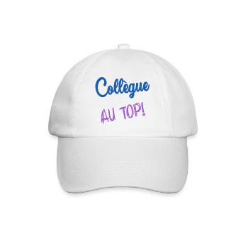 COLLEAGUE. START. EMPLOYMENT. HUMOR. MANAGER. CHIEF - Baseball Cap - white/white - Front