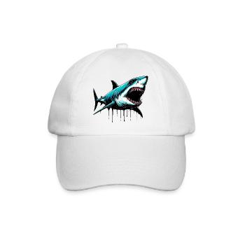 Hai - Baseballkappe - Weiß/Weiß - Vorne