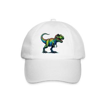 Dinosaur - Baseball Cap - white/white - Front