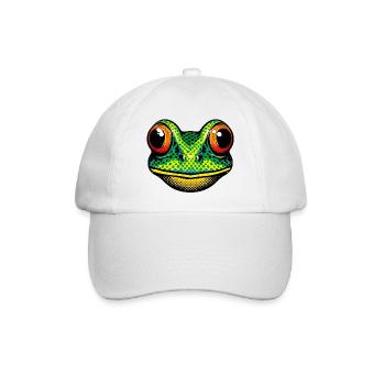 Grenouille - Casquette classique - blanc/blanc - Devant