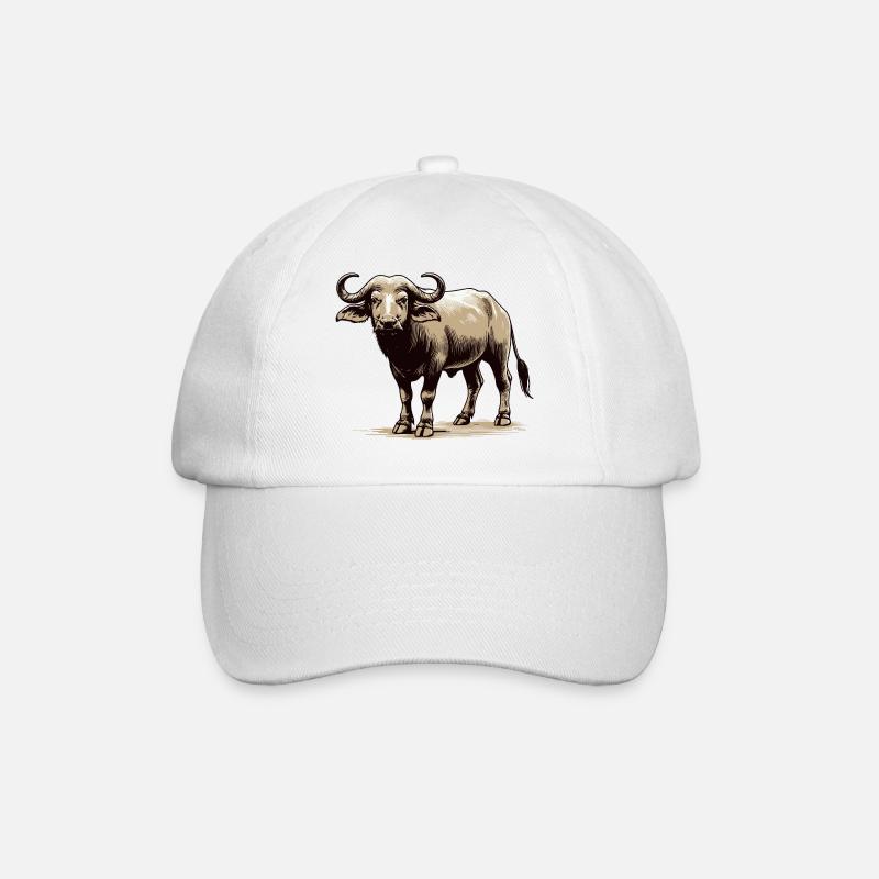 Buffalo - Baseball Cap - white/white
