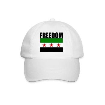 Syria - Baseball Cap - white/white - Front