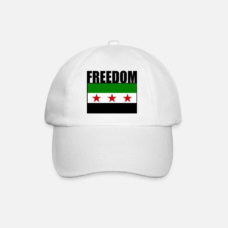 Syria - Baseball Cap - white/white