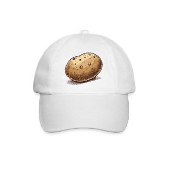 Pomme de terre - Casquette classique - blanc/blanc - Devant