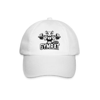 Female GymRat Lifting - Baseball Cap - white/white - Front