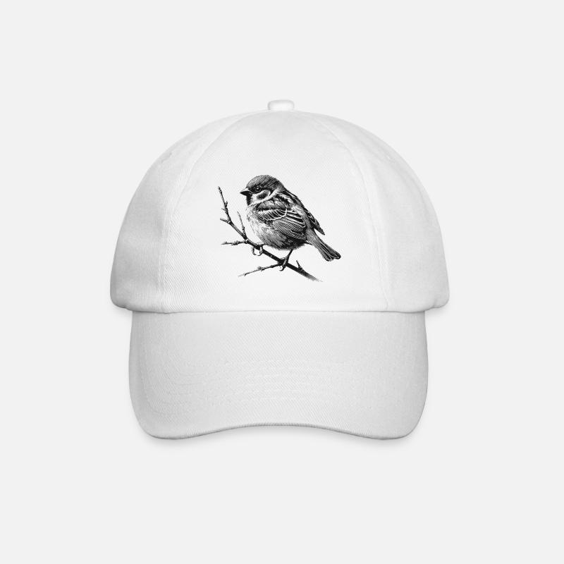 Moineau - Casquette classique - blanc/blanc