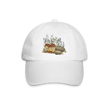 Igel - Baseballkappe - Weiß/Weiß - Vorne