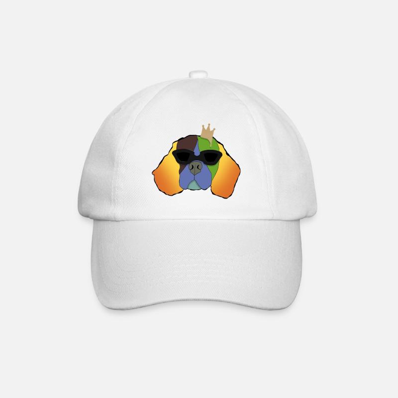 King Einstein - Baseballkappe - Weiß/Weiß