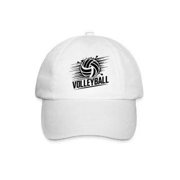 volleyball - Baseball Cap - white/white - Front