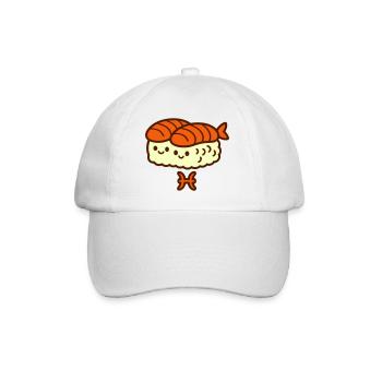Poissons Zodiaque Foodie - Casquette classique - blanc/blanc - Devant