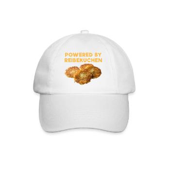 Propulsé par Reibekuchen - Casquette classique - blanc/blanc - Devant