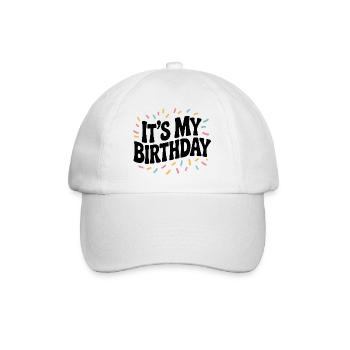 C'est mon anniversaire - Casquette classique - blanc/blanc - Devant
