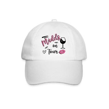 Junggeselllinnenabschied JGA Party Outfits - Baseballkappe - Weiß/Weiß - Vorne