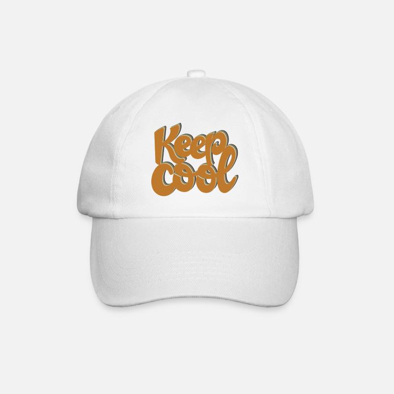 RESTEZ AU FRAIS - Casquette classique - blanc/blanc