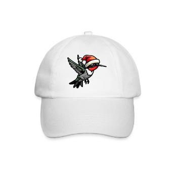 colibri oiseau Noël - Casquette classique - blanc/blanc - Devant