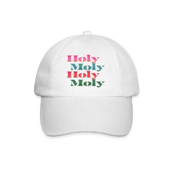 Holy Moly Lettering - Casquette classique - blanc/blanc - Devant