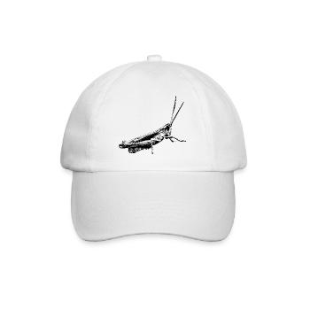 Grasshopper / Grasshopper / Graphic black - Baseball Cap - white/white - Front