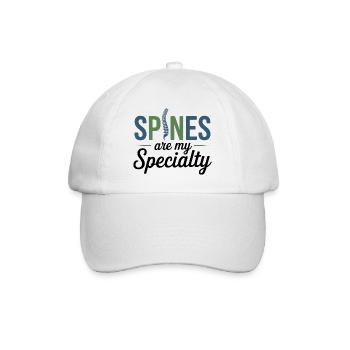 Les décisions instantanées chez le chiropracteur sont mon spécialité - Casquette classique - blanc/blanc - Devant