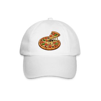 Pizza Motif - Casquette classique - blanc/blanc - Devant