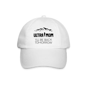 Ultra Maman - Je reviens demain - Casquette classique - blanc/blanc - Devant