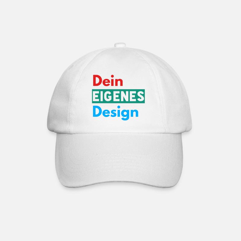 Votre propre conception - Casquette classique - blanc/blanc