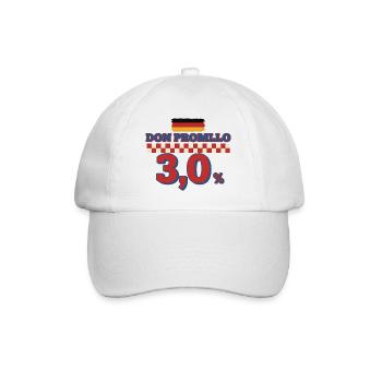 Don Promillo 30 Percent Retro Malle - Baseball Cap - white/white - Front