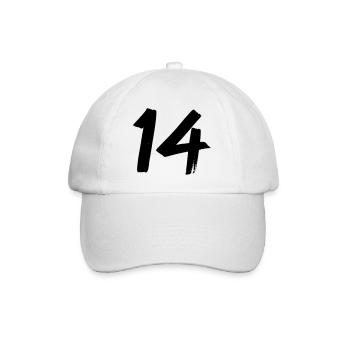14 - Baseball Cap - white/white - Front