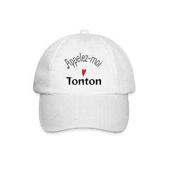 Call me Uncle For Men - Baseball Cap - white/white - Front