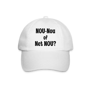 Nou-Nou of Net Nou? - Baseball Cap - white/white - Front
