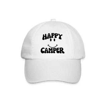 Campeur heureux - Casquette classique - blanc/blanc - Devant