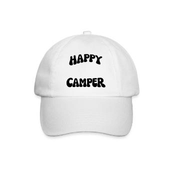 Campeur heureux - Casquette classique - blanc/blanc - Devant