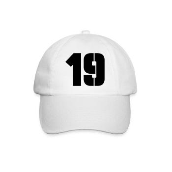 19 - Baseball Cap - white/white - Front
