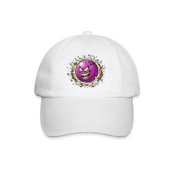 Dessin animé Laughing Moon Bang - Casquette classique - blanc/blanc - Devant