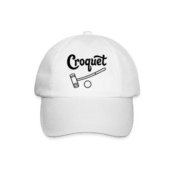 croquet - Baseball Cap - white/white - Front
