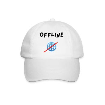 Hors-ligne - Casquette classique - blanc/blanc - Devant