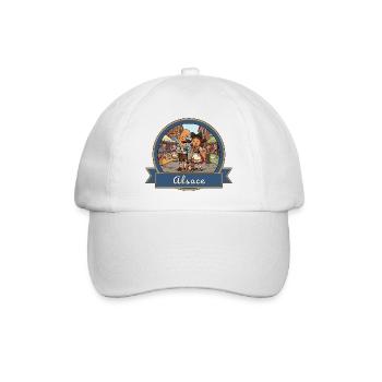 Kek & Ina en Alsace - Casquette classique - blanc/blanc - Devant