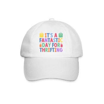 Journée fantastique pour les achats d’occasion - Casquette classique - blanc/blanc - Devant